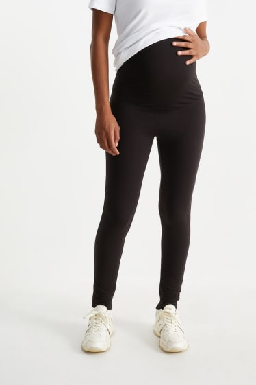 Donna - Leggings termici premaman - nero