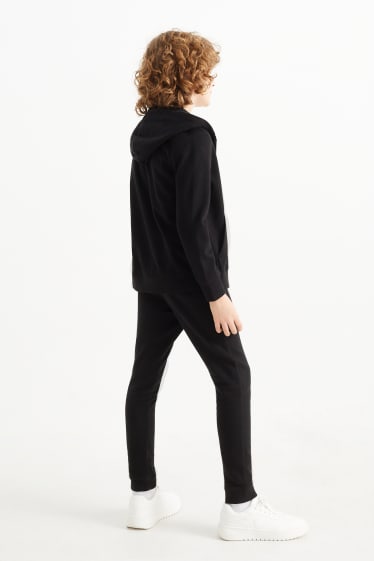 Kinder Buben - Jogginghose - genderneutral - schwarz