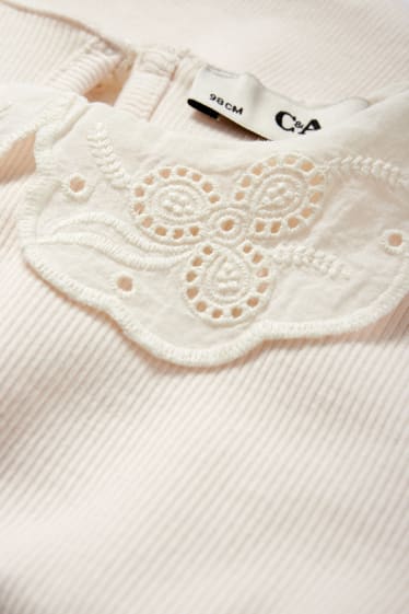 Bambine - Maglia a maniche lunghe - crema