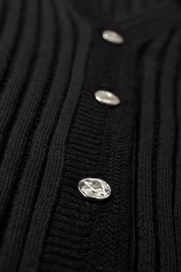 Damen - Strickjacke - schwarz