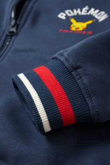 Kinderen: jongens - Pokémon - collegejas - donkerblauw