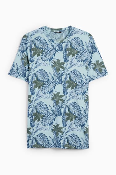 Hombre - Camiseta  - azul claro