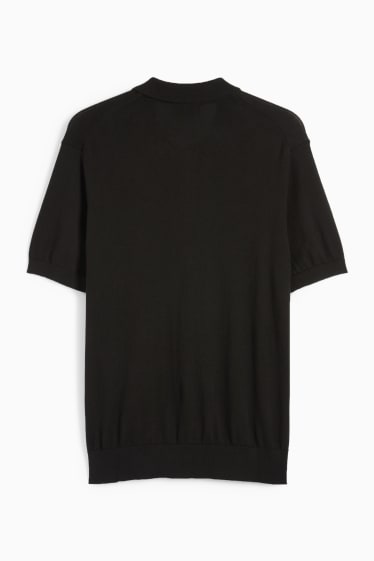 Men - Polo shirt - black