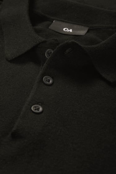 Men - Polo shirt - black