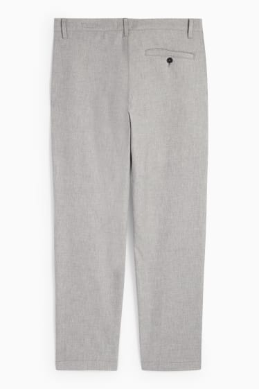Hommes - Chino - tapered fit - gris