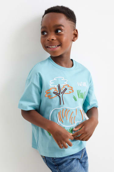 Children Boys - Rhino - short sleeve T-shirt - blue