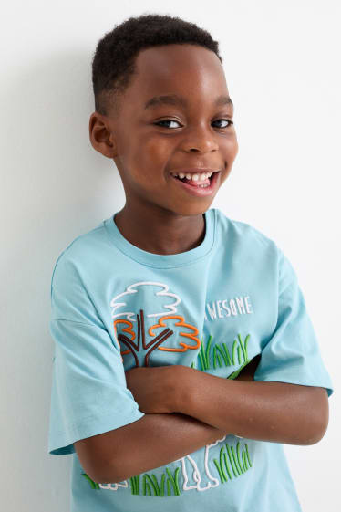 Children Boys - Rhino - short sleeve T-shirt - blue