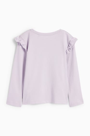 Kinder Mädchen - Lilo & Stitch - Langarmshirt - hellviolett