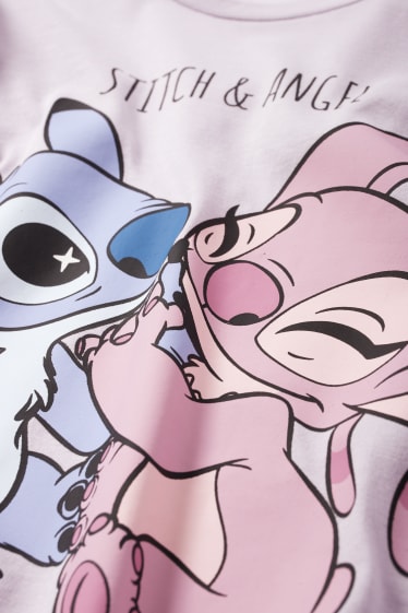 Kinder Mädchen - Lilo & Stitch - Langarmshirt - hellviolett