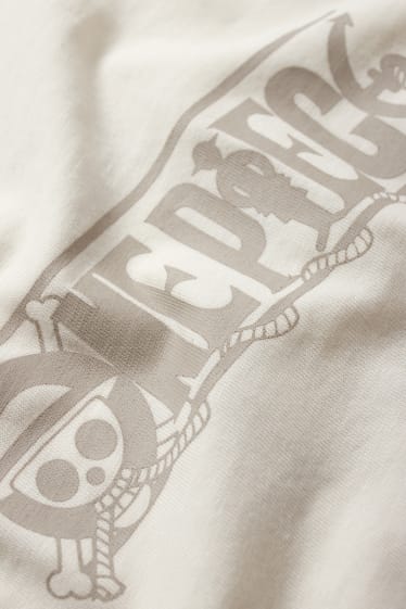 Men - T-shirt - One Piece - cremewhite