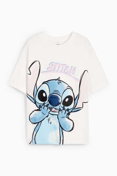 Enfants filles - Lilo & Stitch - T-shirt - blanc crème