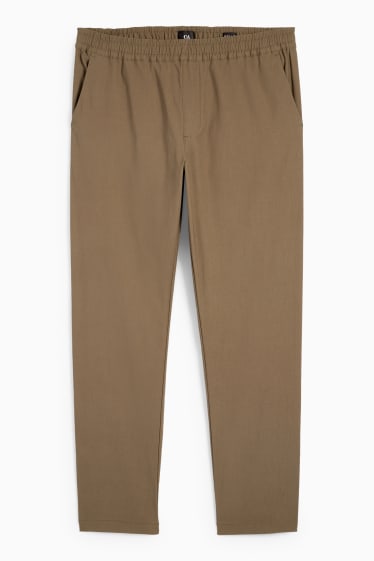 Hombre - Chinos - tapered fit - marrón