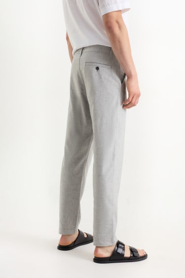 Hommes - Chino - tapered fit - gris