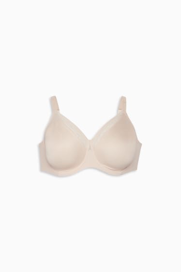 Femmes - Soutien-gorge minimiseur avec armatures - beige clair