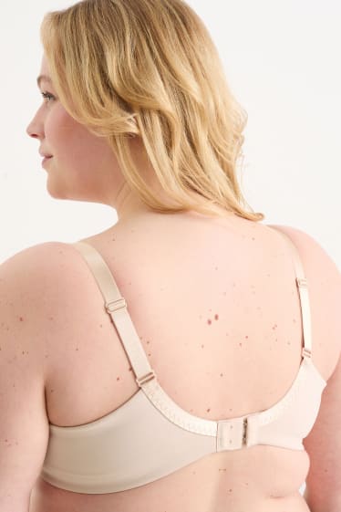 Femmes - Soutien-gorge minimiseur avec armatures - beige clair