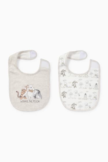 Unisex - Multipack 2er - Winnie Puuh - Baby-Lätzchen - hellbeige