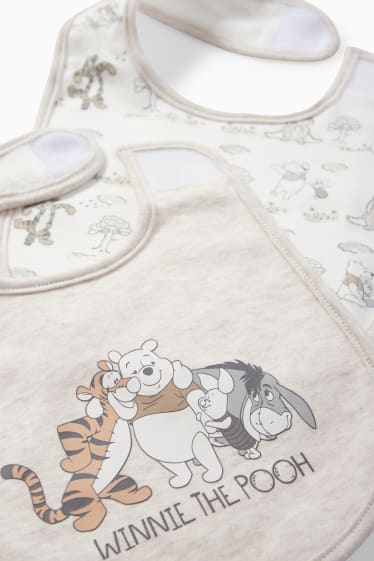 Unisex - Multipack 2er - Winnie Puuh - Baby-Lätzchen - hellbeige