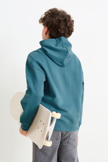 Kinder Jungen - Skater - Hoodie - petrol