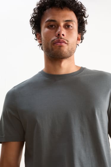 Herren - T-Shirt - Regular Fit - dunkelgrau