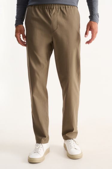 Hombre - Chinos - tapered fit - marrón