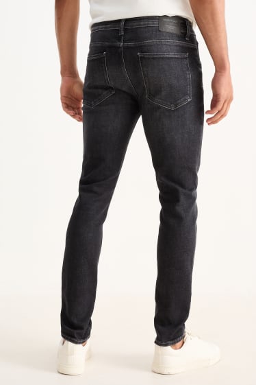 Bărbați - Skinny jeans - LYCRA® - denim-gri închis