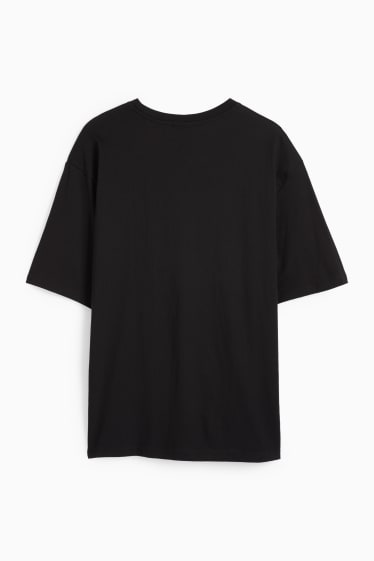 Hommes - T-shirt surdimensionné - noir
