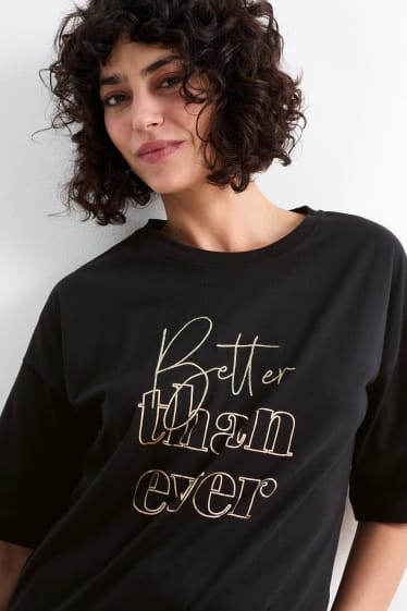 Damen - T-Shirt - schwarz