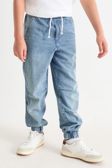 Kinderen: jongens - Loose fit jeans - jeanslichtblauw