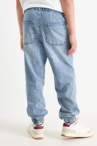 Kinderen: jongens - Loose fit jeans - jeanslichtblauw