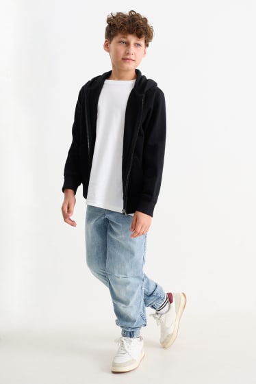 Kinderen: jongens - Loose fit jeans - jeanslichtblauw