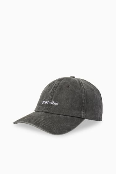 Femmes - Casquette - gris foncé