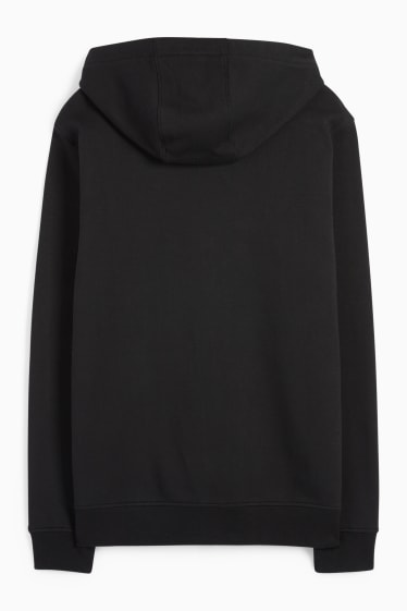 Men - Zip-through hoodie - black