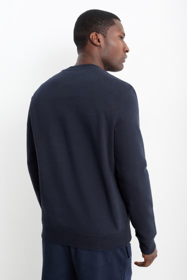 Uomo - Felpa - blu scuro