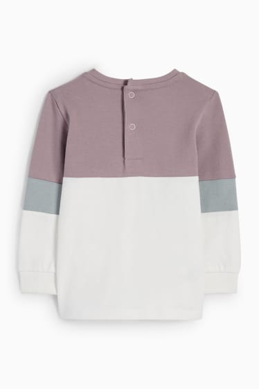 Baby Buben - Micky Maus - Baby-Sweatshirt - cremeweiß