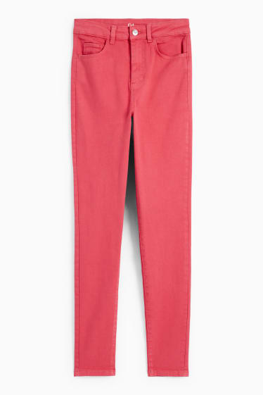 Dona - Jegging jeans - high waist - rosa fosc