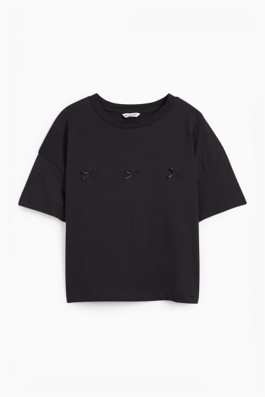 Damen - T-Shirt - schwarz