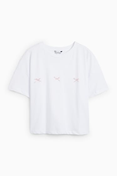 Damen - T-Shirt - weiß
