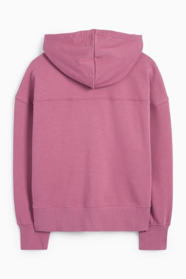 Women - Basic hoodie - violet
