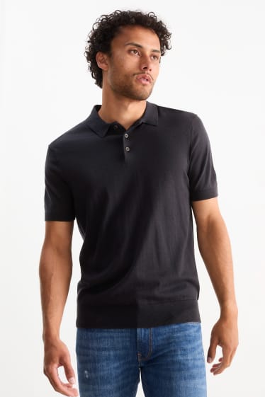 Herren - Poloshirt - dunkelblau