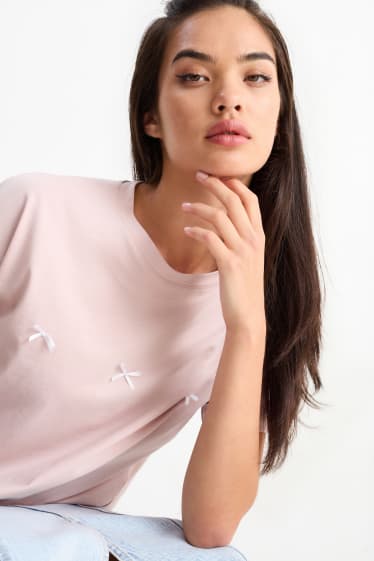 Damen - T-Shirt - rosa