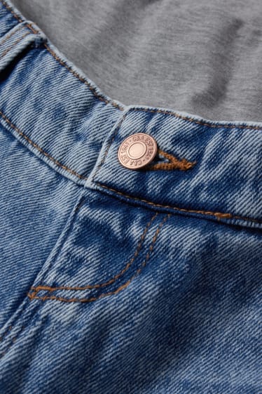 Dona - Texans de maternitat - wide leg jeans - texà blau