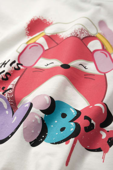 Kinder Mädchen - Squishmallows - Kurzarmshirt - cremeweiss