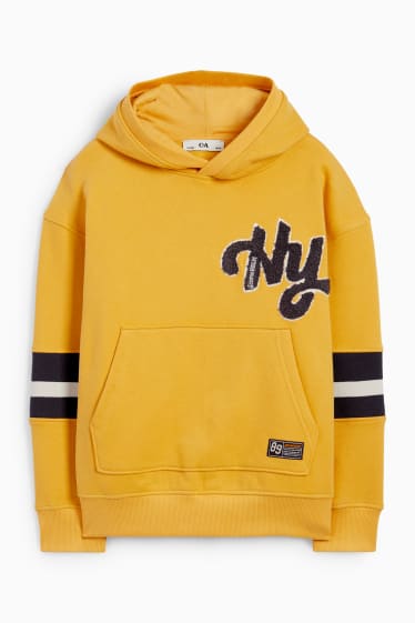 Kinder Jungen - New York - Hoodie - hellorange