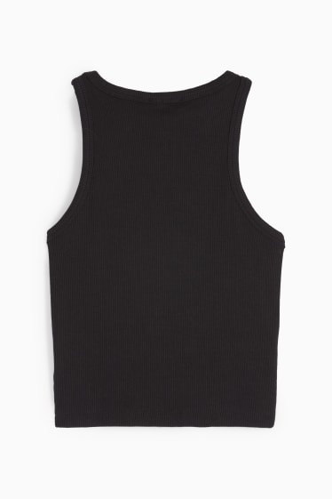 Dona - Top crop - negre