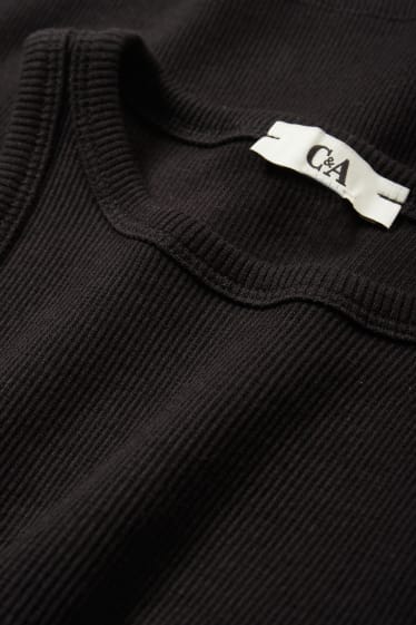 Dona - Top crop - negre