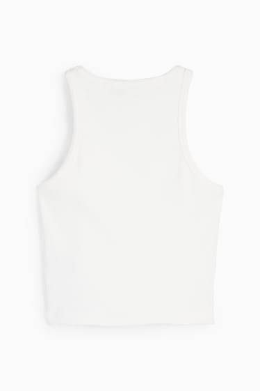 Women - Cropped top - white