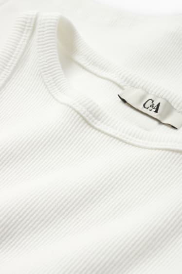 Women - Cropped top - white