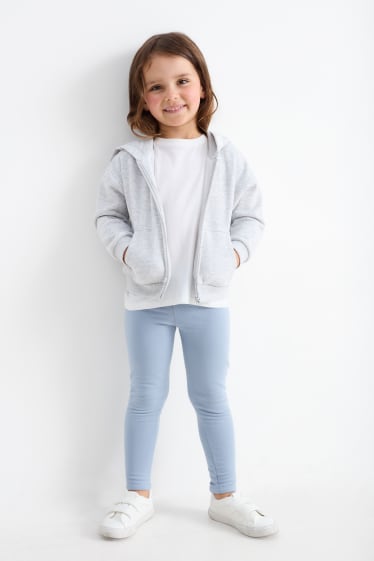 Bambine - Confezione da 6 - leggings termici - blu