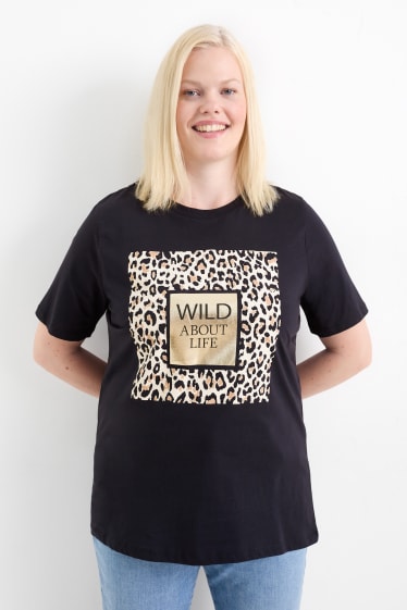 Femmes - T-shirt - bleu foncé
