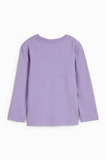 Kinder Jungen - Drachen - Langarmshirt - violett